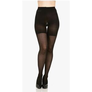 LOT OF TWO Spanx NEW black shaping tights S/M wish bone hosiery